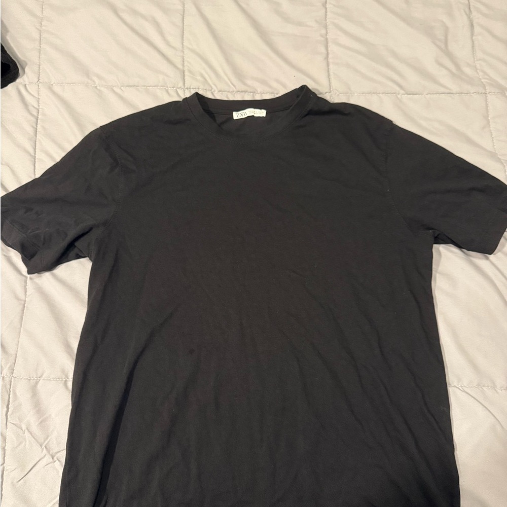 Zara Black Short Sleeve Tee